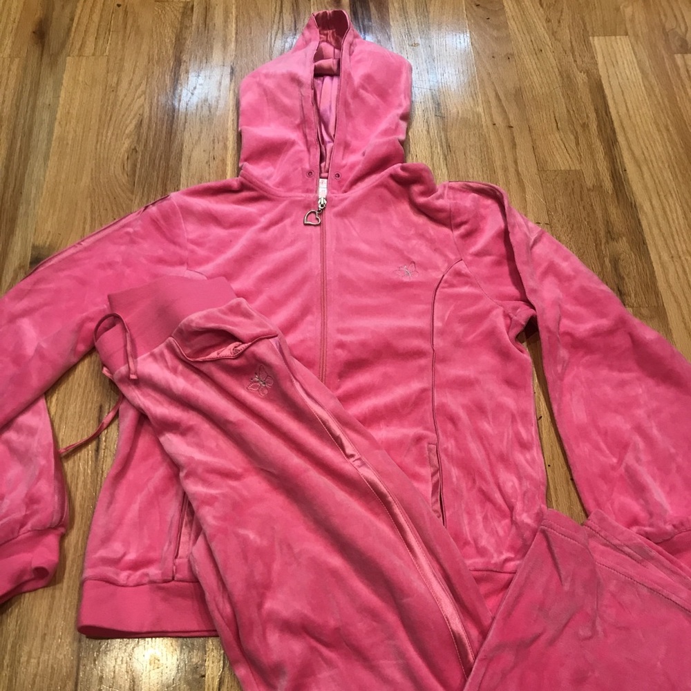 Arizona Youth Girls Pink Track Outfit
